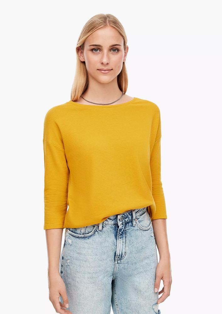 Футболка Q.Silver 45.899.39,5495x30 длинный рукав женская S Желтый (183948)