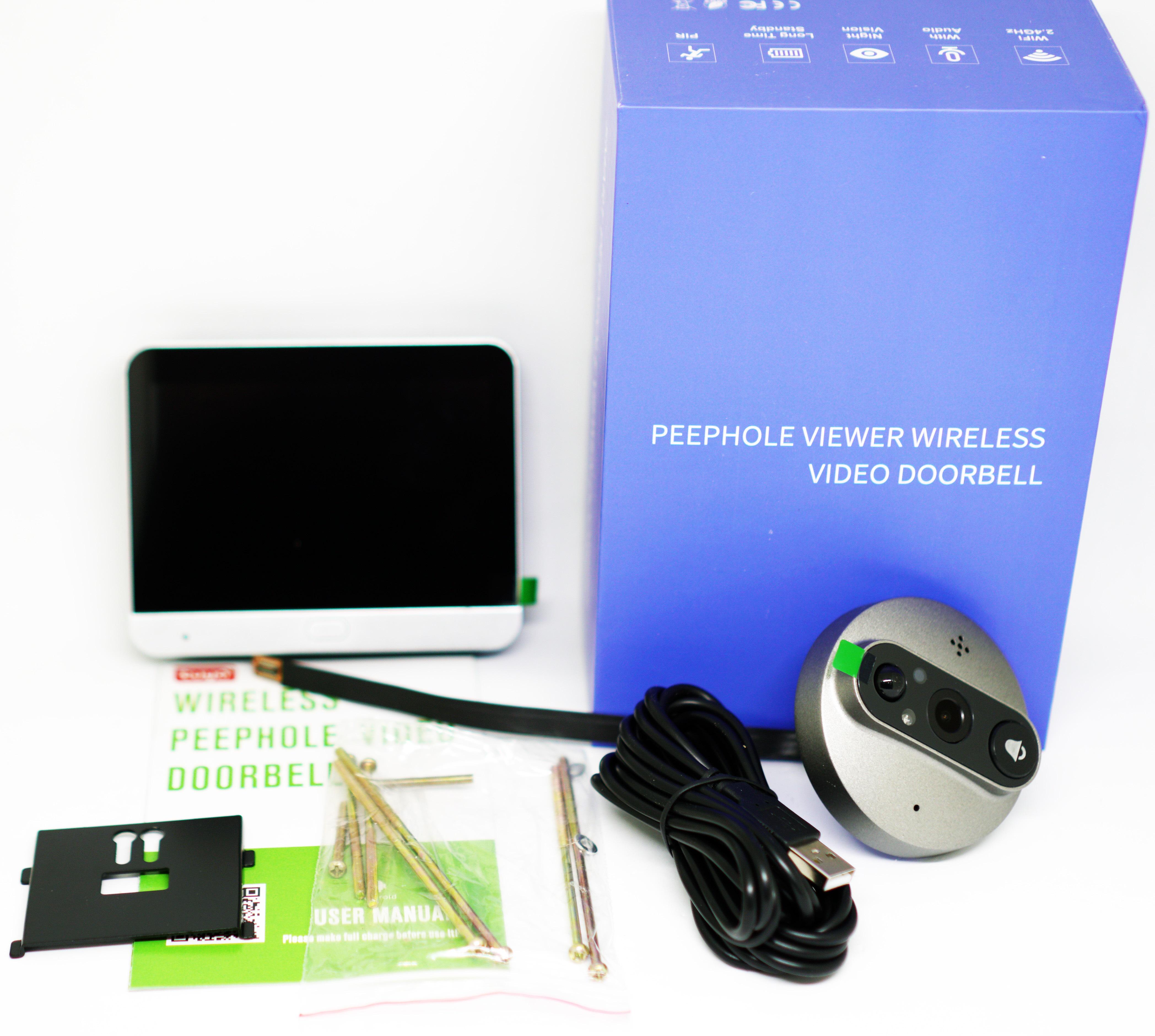 Видеодомофон беспроводной Tuya Smart Video Doorbell WiFi с записью и датчиком движения - фото 1 Видеодомофон беспроводной Tuya Smart Video Doorbell WiFi с записью и датчиком движения - фото 1