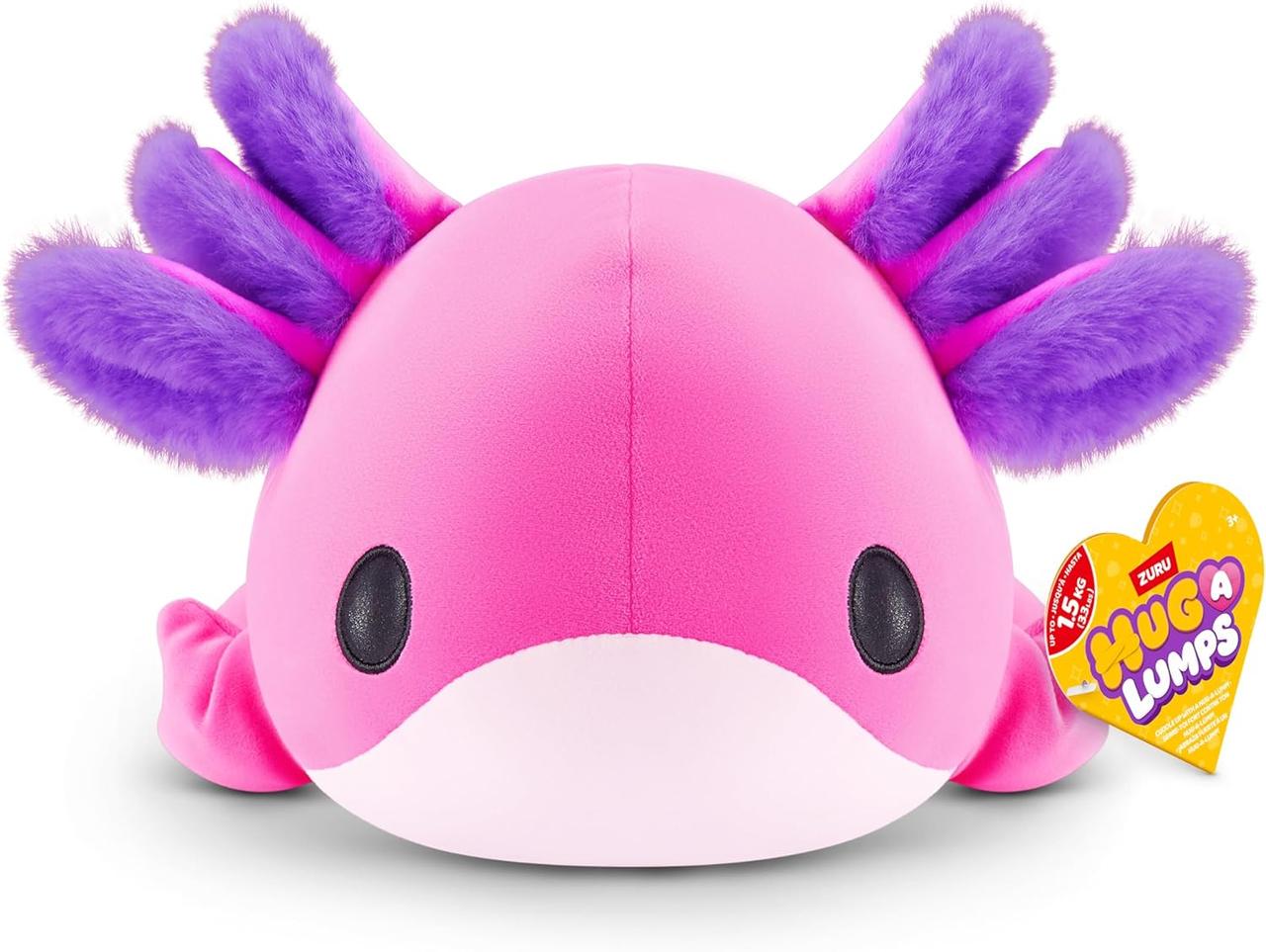 Мягкая игрушка Аксолотль ZURU Hug A Lumps Ally 1,5 кг отягощенная антистресс 50 см Розовый (SKU-262)