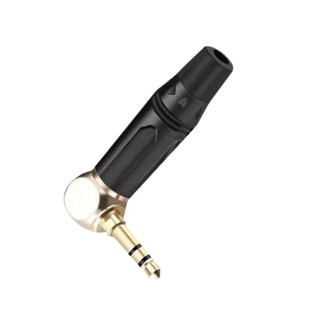 Разъем угловой TC197-B Mini Jack 3,5 мм 3 контакта Черный (000048583)