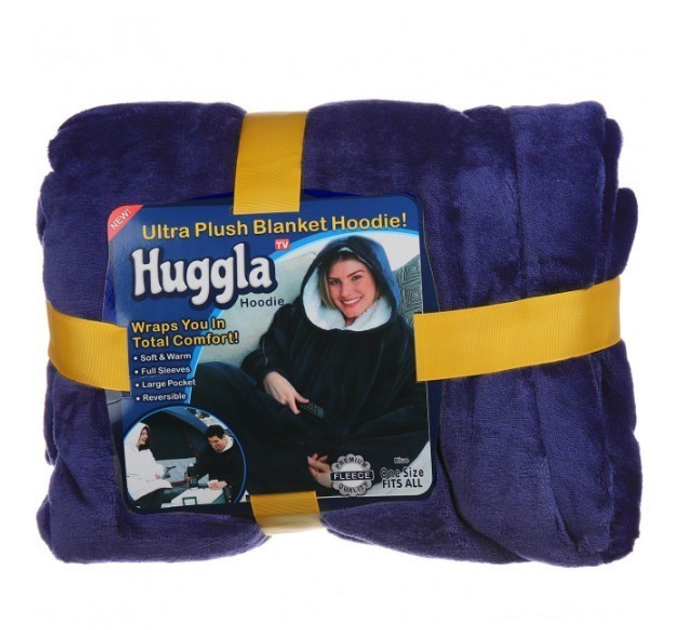 Толстовка-плед із капюшоном HUGGLE HOODIE двостороння (5-1-04843)