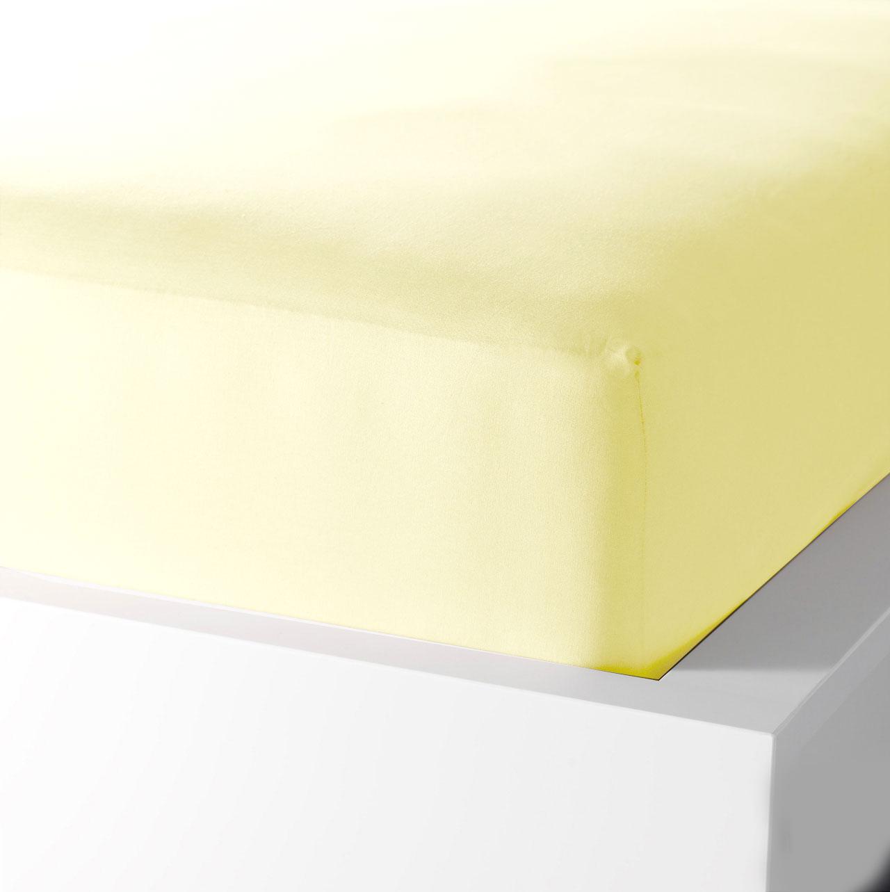 Простынь на резинке В0022 200х220 Желтый (134868)