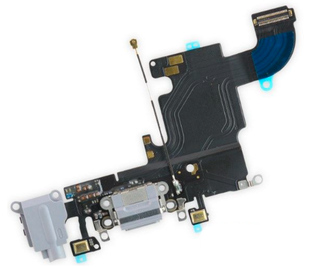 Порт зарядки iPhone 6S Space Gray (P217)
