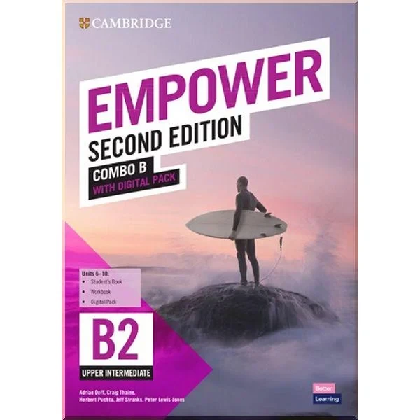 Учебник и рабочая тетрадь Cambridge Empower Second Edition B2 Upper-Intermediate Combo B with Digital Pack