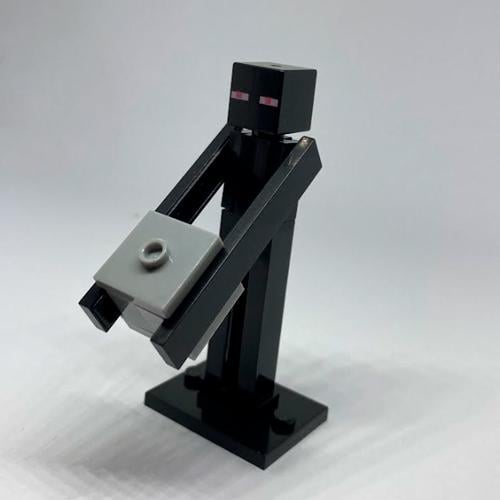 Конструктор фігурка iBlock Ендермен Майнкрафт Enderman Minecraft 9 см