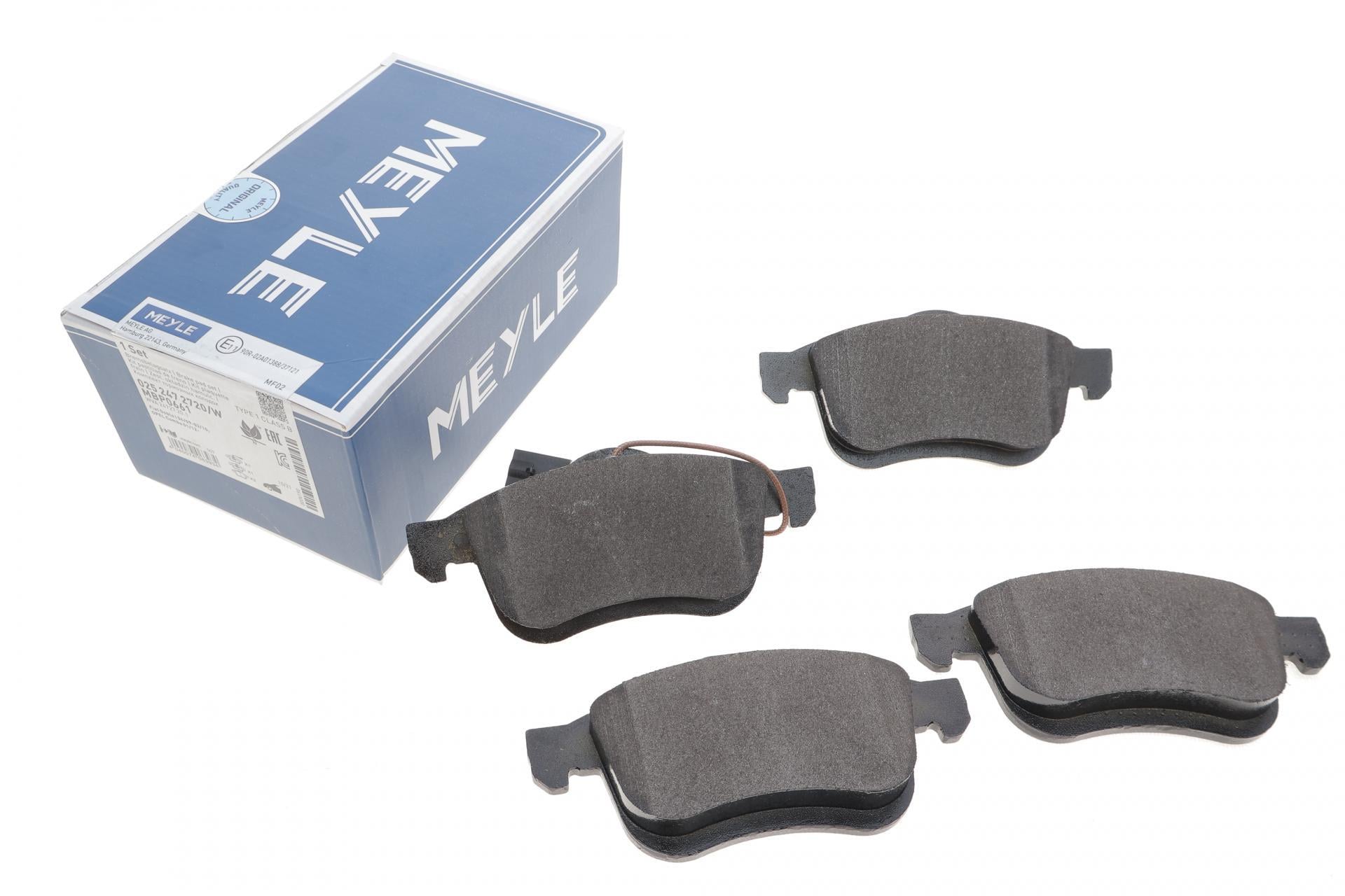 Гальмівні колодки передні Meyle для Fiat Doblo 10- Ate (025 247 2720/W)