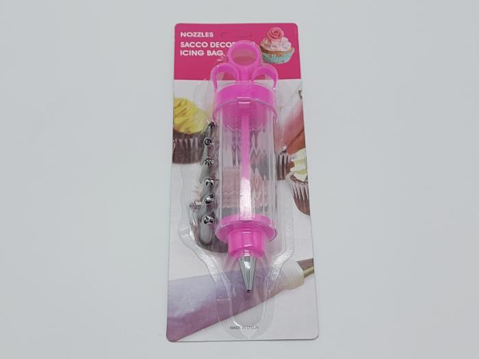 Кондитерский шприц с насадками для крема 6 шт. L 21 см (1451490492) - фото 3 Кондитерский шприц с насадками для крема 6 шт. L 21 см (1451490492) - фото 3