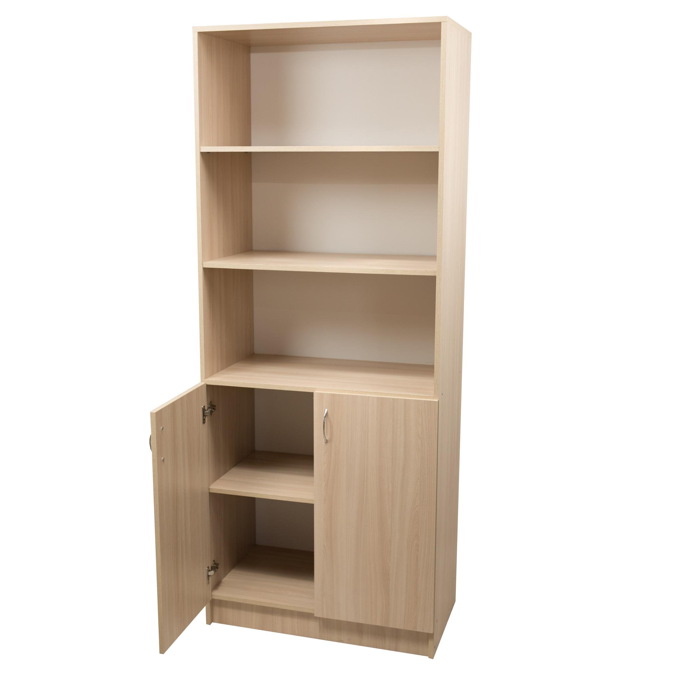 Шафа для документів Goydalka напівзакрита 2-х дверна Goydalka з ЛДСП/кромка ПВХ 800х450х1800 мм Дуб натуральний (42398) - фото 4 Шафа для документів Goydalka напівзакрита 2-х дверна Goydalka з ЛДСП/кромка ПВХ 800х450х1800 мм Дуб натуральний (42398) - фото 4