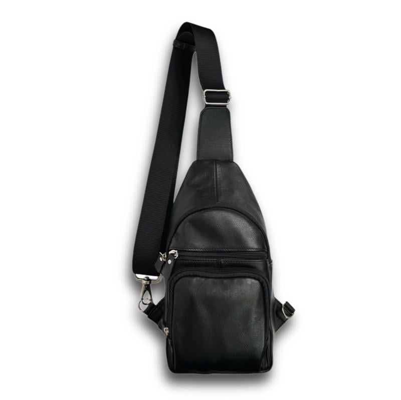 Сумка слинг мужская Gorillas Accessories из натуральной кожи (FR15)