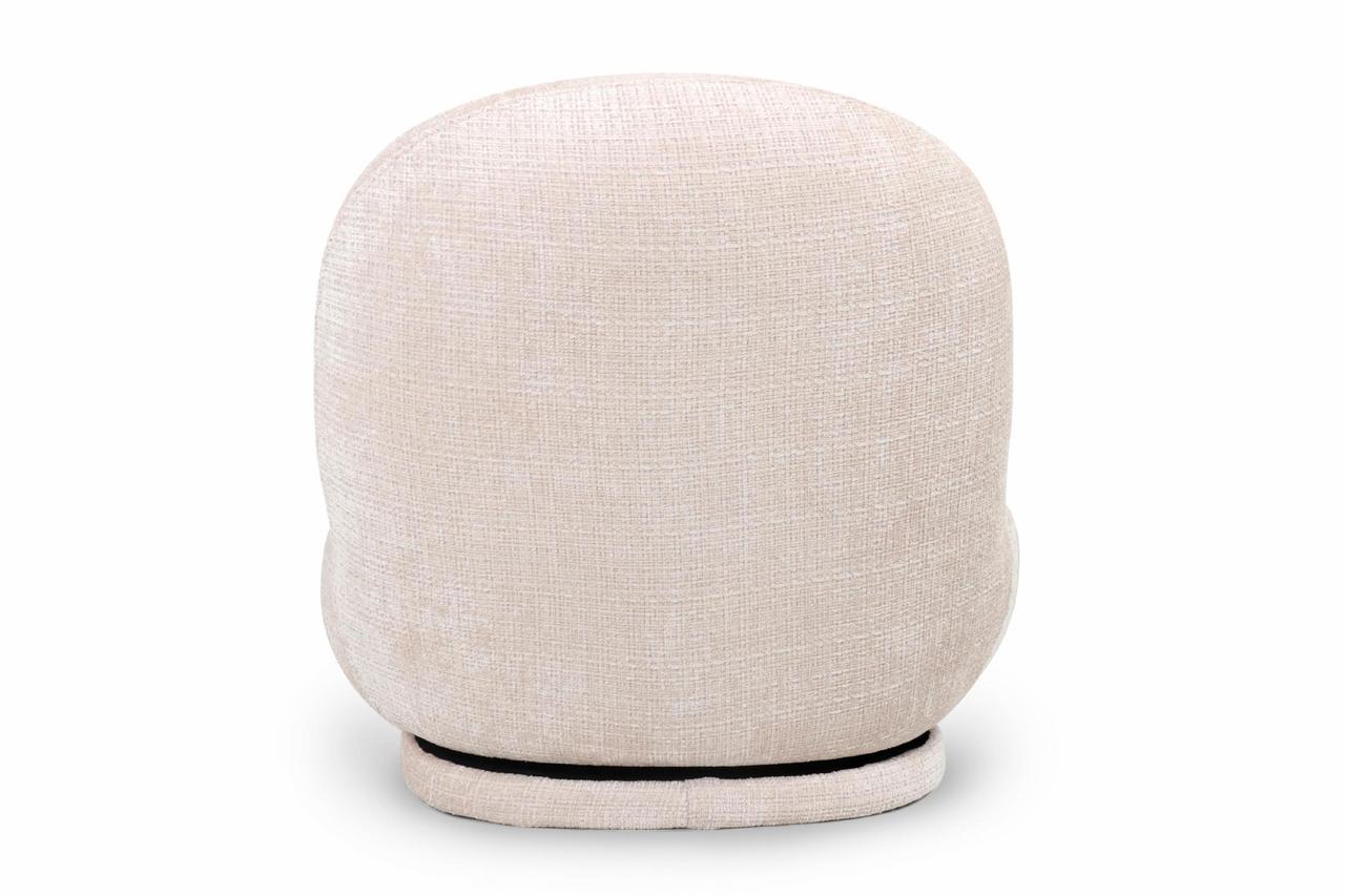 Крісло Tiny поворотне 360° Vanilla charm velvet (13884) - фото 4