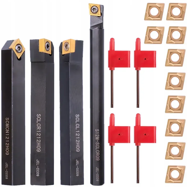 Ножи токарные со сменными пластинами 12 мм 18 шт. (S12026)