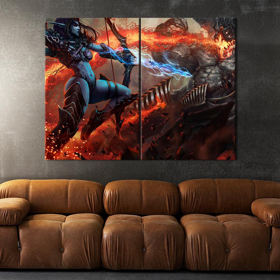 Настенний декор Постер игры Heroes of the Storm 111x81 см (A149-2)