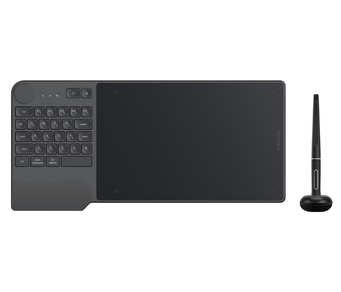 Графический планшет Huion Inspiroy Keydial KD200 беспроводной Черный (338796094)