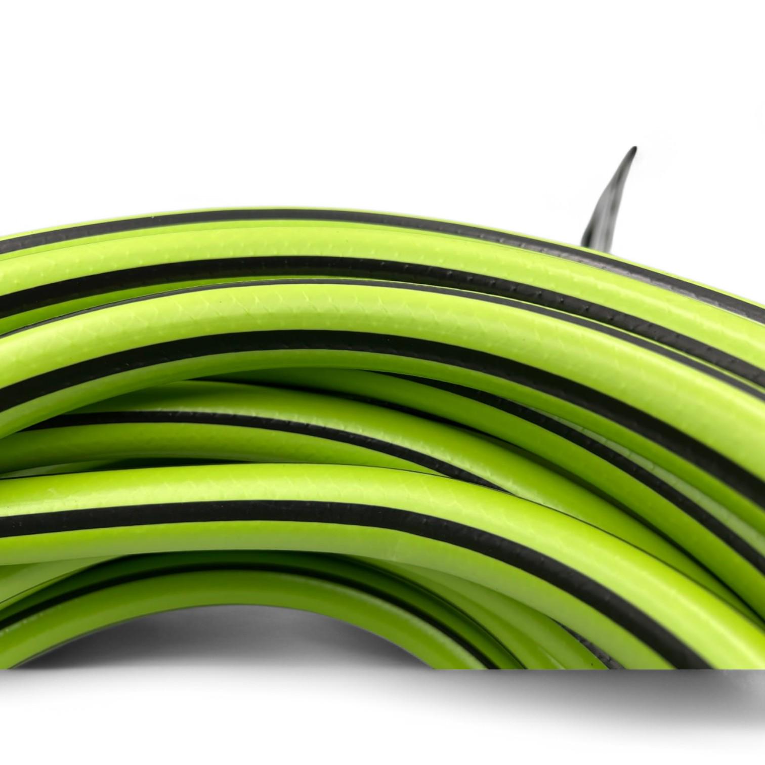 Шланг поливочный 3/4" 19 мм 50 м Айлин и поливочный пистолет 2 коннектора/адаптер и нож - фото 2 Шланг поливочный 3/4" 19 мм 50 м Айлин и поливочный пистолет 2 коннектора/адаптер и нож - фото 2