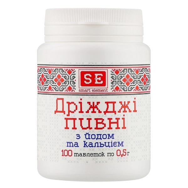 Пивные дрожжи Farmakom с йодом и кальцием 100 таб. (000027595)