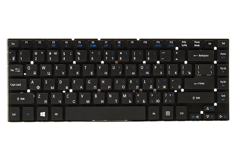 Клавиатура для ноутбука ACER Aspire 3830 4830 Win 7 без фрейма Черный
