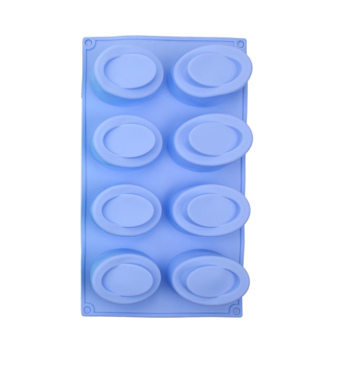 Форма силиконовая для выпечки Элипс 30х17,5 см Голубой (2358477855)