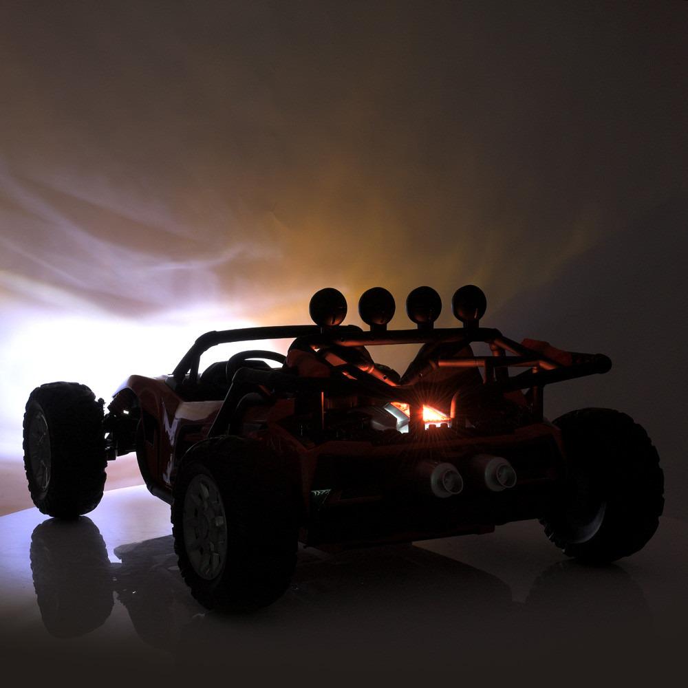 Детский электромобиль Bambi Racer JS3168EBLR-4/24V двухместный Голубой - фото 8