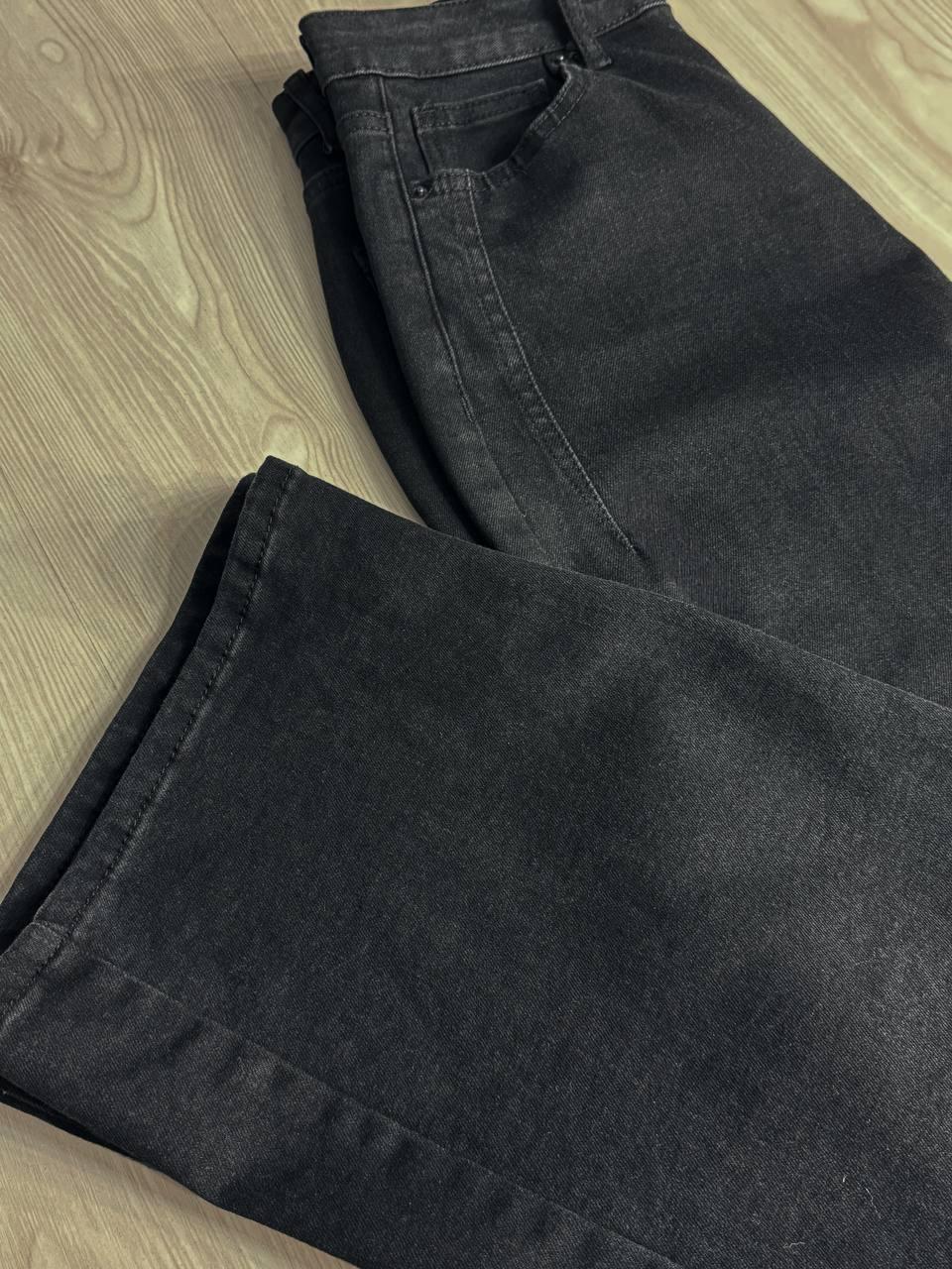 Джинси жіночі ITS Basic 2407-1 палаццо стрейчеві з виточками р. 40 Чорний (4997) - фото 5 Джинси жіночі ITS Basic 2407-1 палаццо стрейчеві з виточками р. 40 Чорний (4997) - фото 5