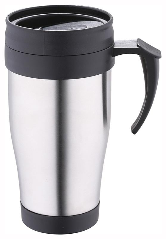 Термокружка Renberg Life Rhythm с ручкой 400 мл Черный