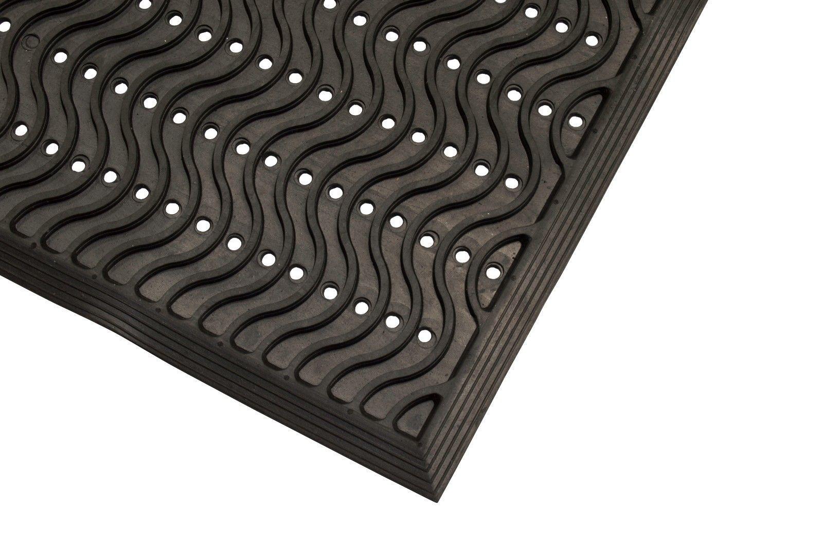 Брудозахисний килим Волна комірчастий гумовий 900х1500х12 мм - фото 2 Брудозахисний килим Волна комірчастий гумовий 900х1500х12 мм - фото 2