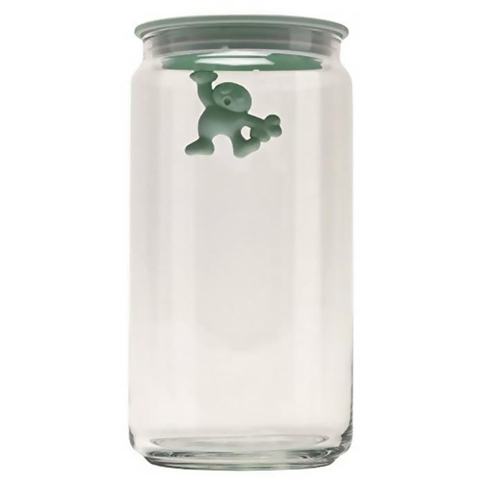 Емкость для хранения Alessi Gianni 0,9 л Прозрачный/Мятный (2522619)