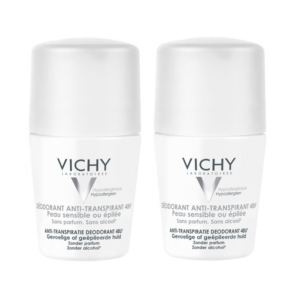 Набор дезодорантов-антиперспирантов Vichy 48H для чувствительной или депилированной кожи 2 шт./50 мл (35045474) Набор дезодорантов-антиперспирантов Vichy 48H для чувствительной или депилированной кожи 2 шт./50 мл (35045474)
