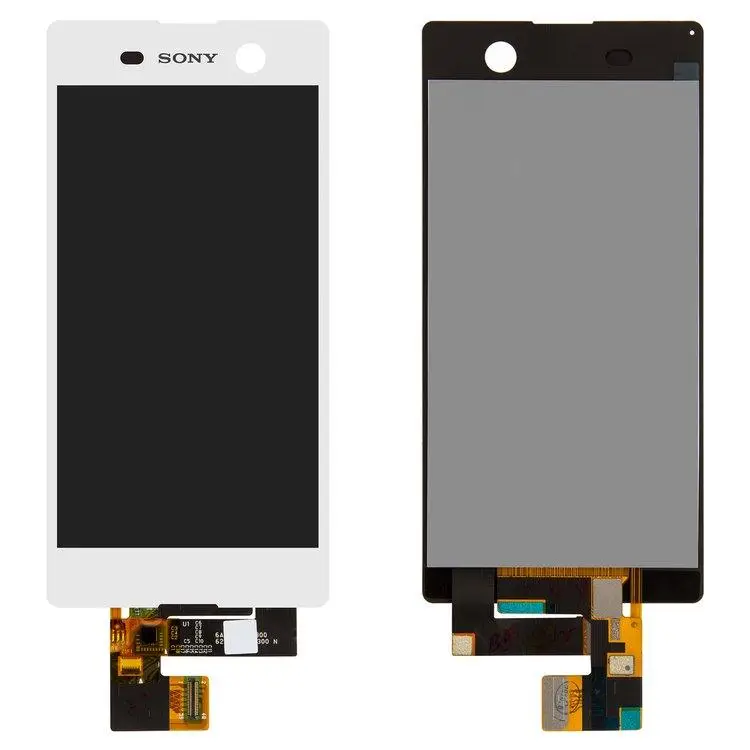 Дисплейный модуль Liquid Crystal Display/Touchscreen для Sony E5603/E5606/E5633/E5653/E5663 Xperia M5 Dual Белый (000017122)