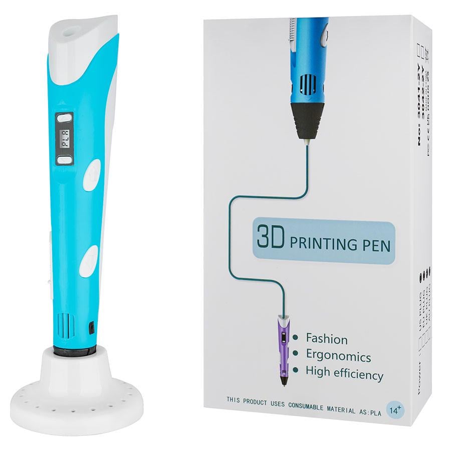 3D ручка з PLA-пластиком Блакитний (286632) - фото 1