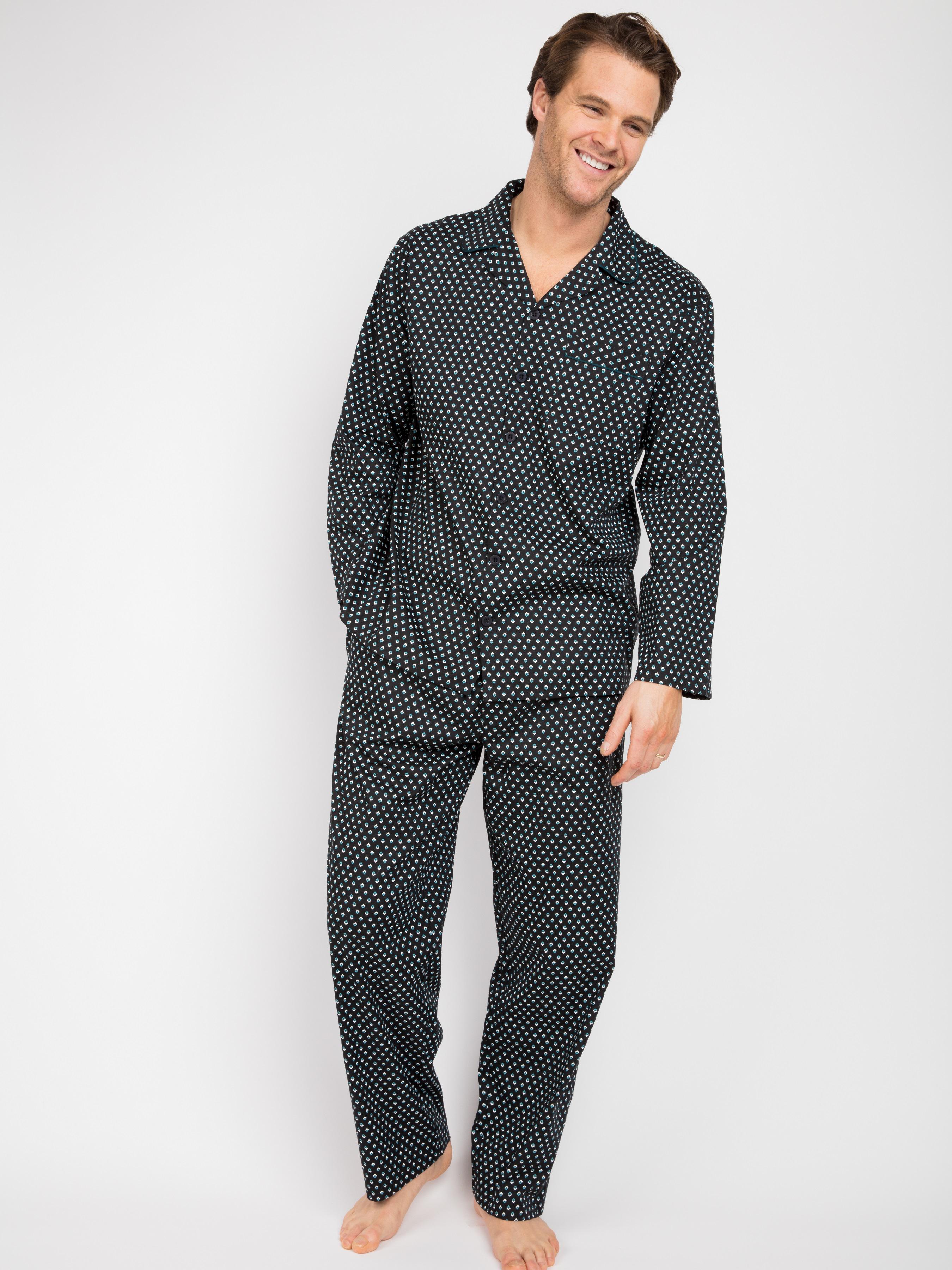 Пижама мужская CYBERJAMMIES William 6625-6626 L Черный (5051877370357)