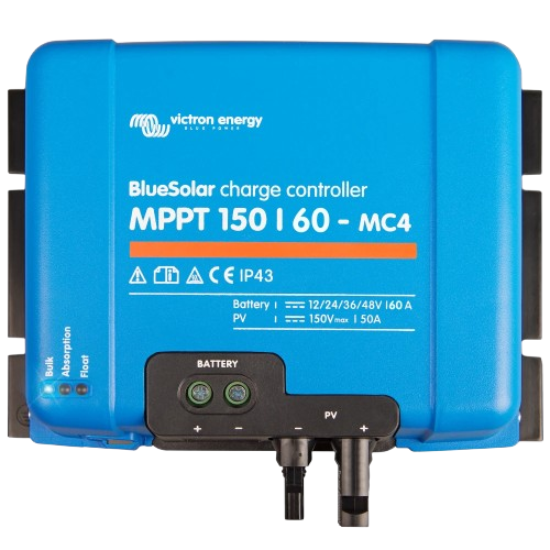 Контроллер заряда солнечной батареи Victron Energy BlueSolar VE.Direct MPPT 150/60-MC4 12/24/48V 60A MC4 Blue (30821721)