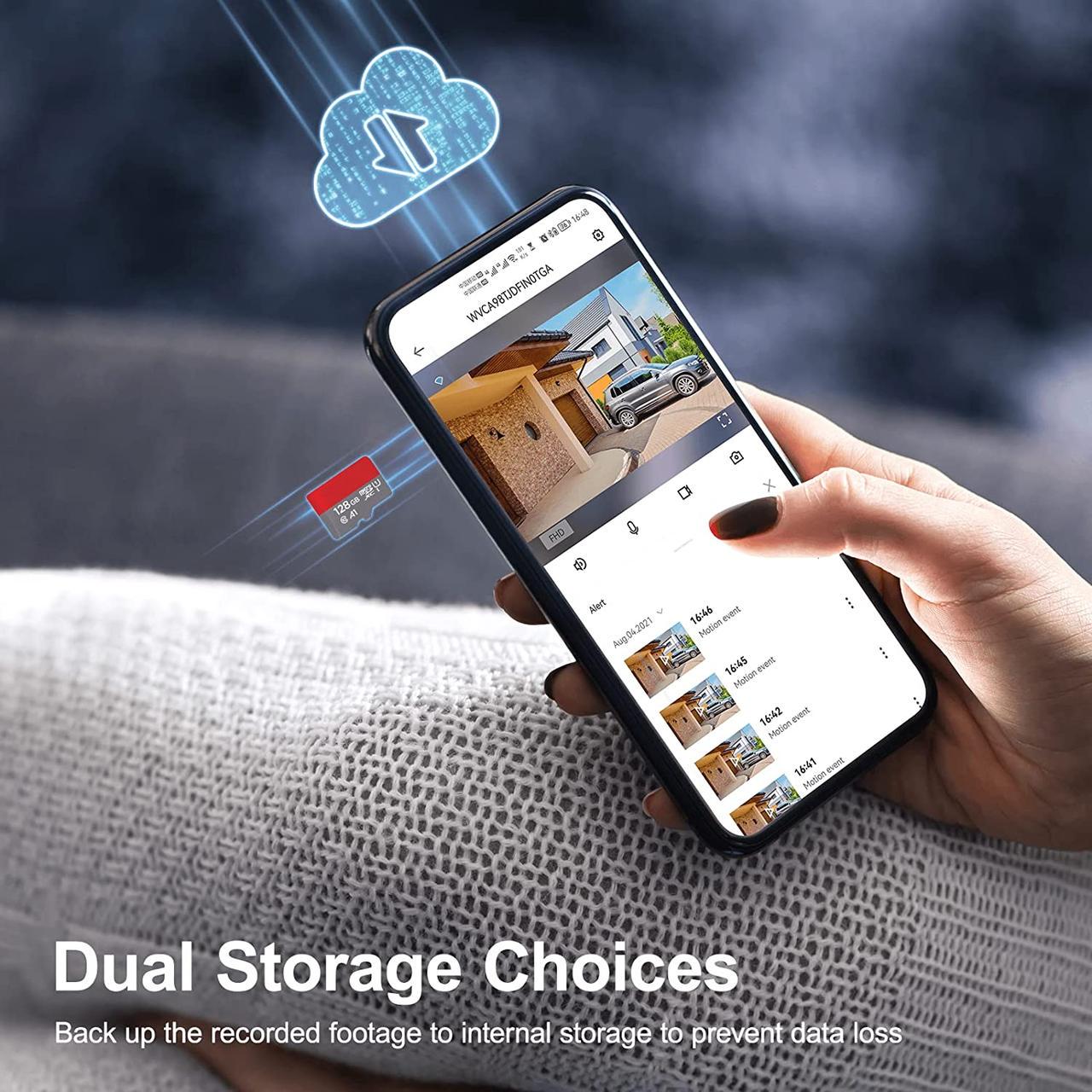 Камера безопасности WansView W9 внешняя 1080P - фото 4