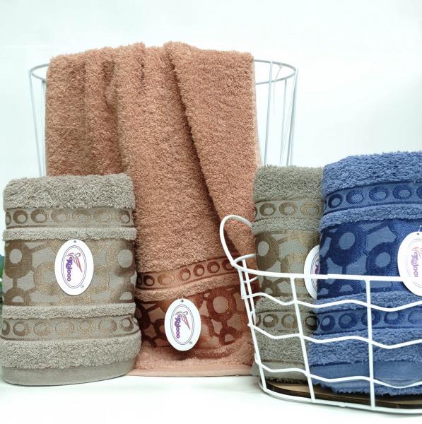 Набір рушників для обличчя з малюнком Кола 100х50 см 8 шт. 140505 (DR008642)