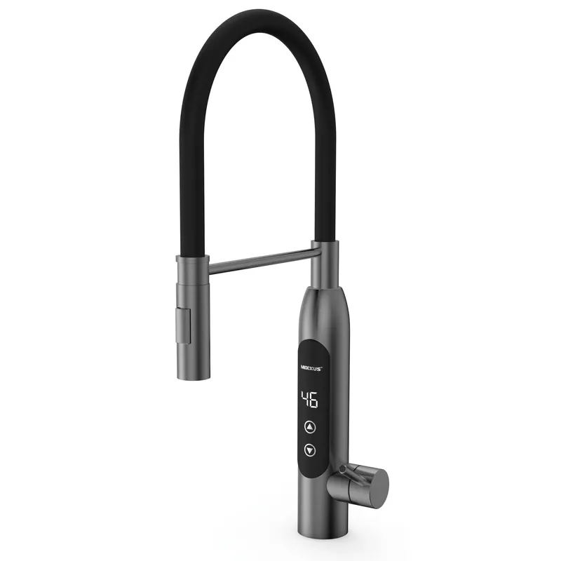 Проточный водонагреватель MIXXUS Electra 570-EF с индикатором температуры Графитовый (OL-MI6642) Проточный водонагреватель MIXXUS Electra 570-EF с индикатором температуры Графитовый (OL-MI6642)