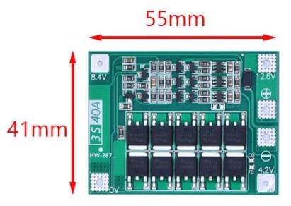 Плата захисту літієвих акумуляторів BMS 3S 40 A 12,6 В - фото 2 Плата захисту літієвих акумуляторів BMS 3S 40 A 12,6 В - фото 2