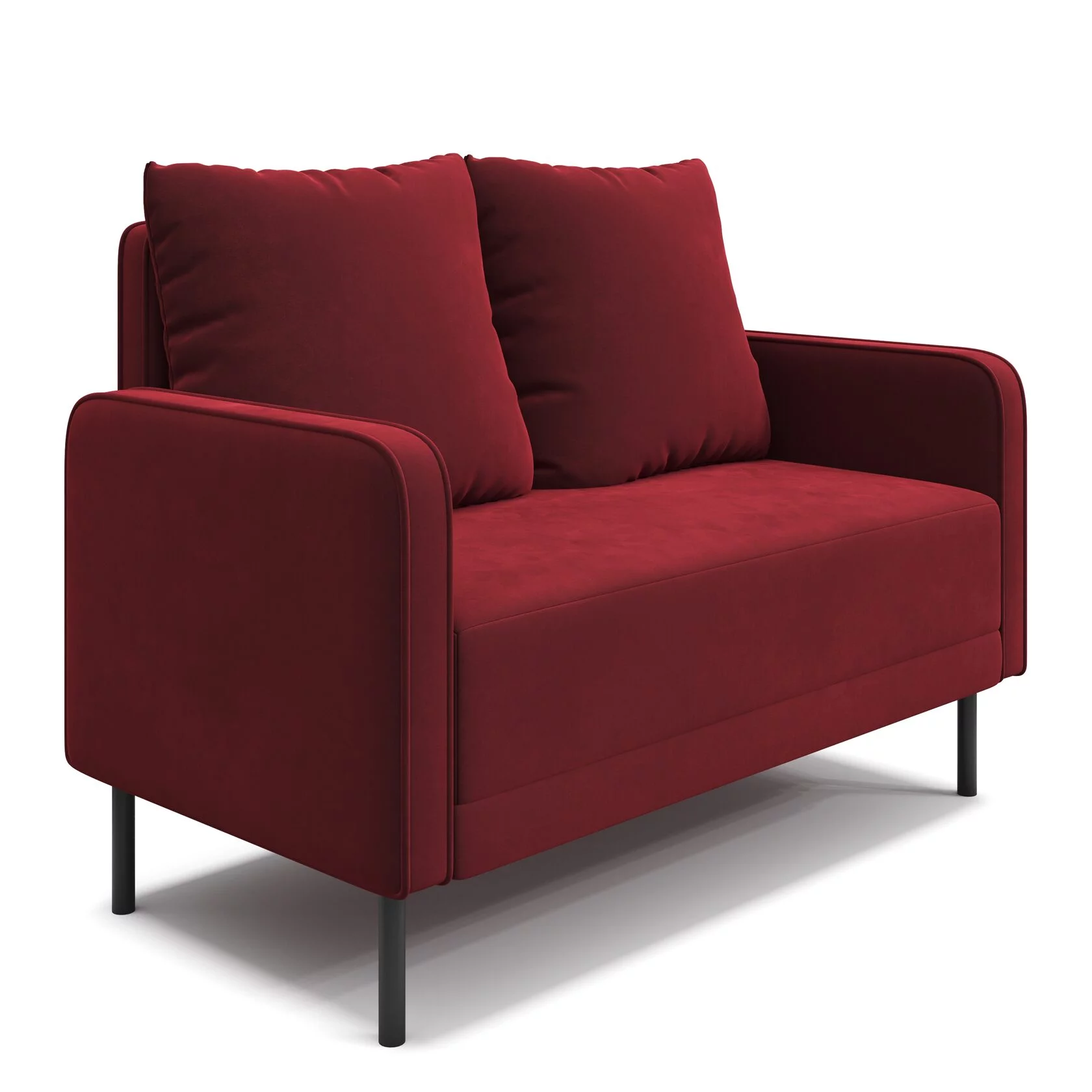 Диван офисный Modern 2 100х75х84 см Бордовый (Арт. 11121) - фото 2