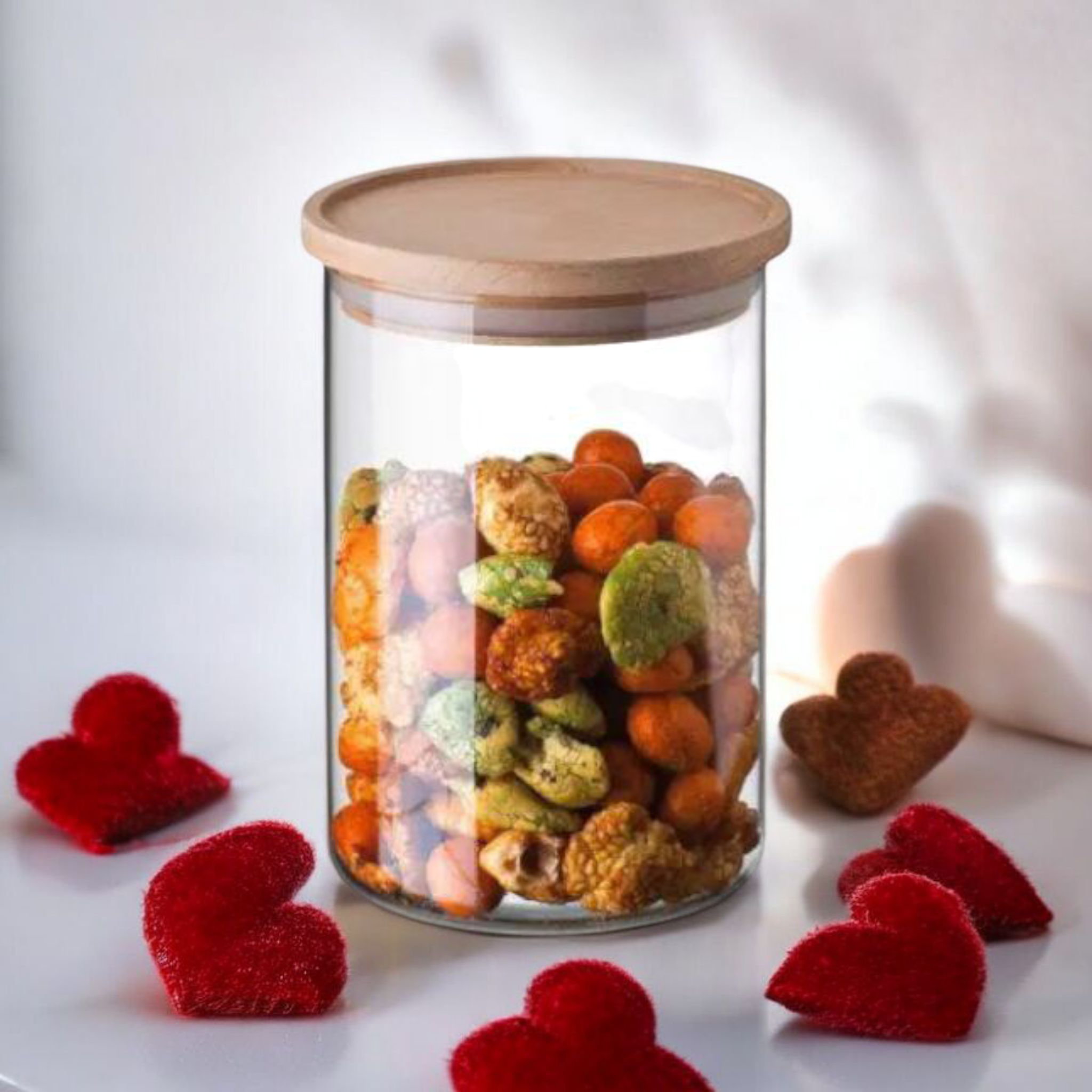 Місткість для зберігання Simax з дерев'яною кришкою 800 мл Прозорий (5152/LWs) - фото 3 Місткість для зберігання Simax з дерев'яною кришкою 800 мл Прозорий (5152/LWs) - фото 3