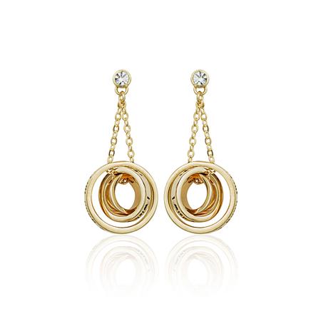 Серьги с кристаллами Сваровски 83809 Italina Белый