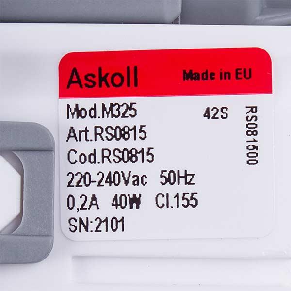 Помпа-насос для пральної машини Indesit C00266228 Askoll М325 спарені контакти 40 Вт (00000001915) - фото 3 Помпа-насос для пральної машини Indesit C00266228 Askoll М325 спарені контакти 40 Вт (00000001915) - фото 3