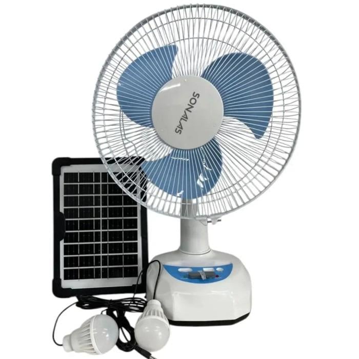 Вентилятор SONALAS 2 led лампи Білий (SL662)