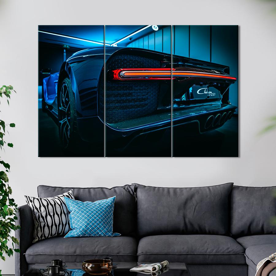 Картина Автомобиль Стильный автомобиль Bugatti Chiron 156x100 см (A1183-3)