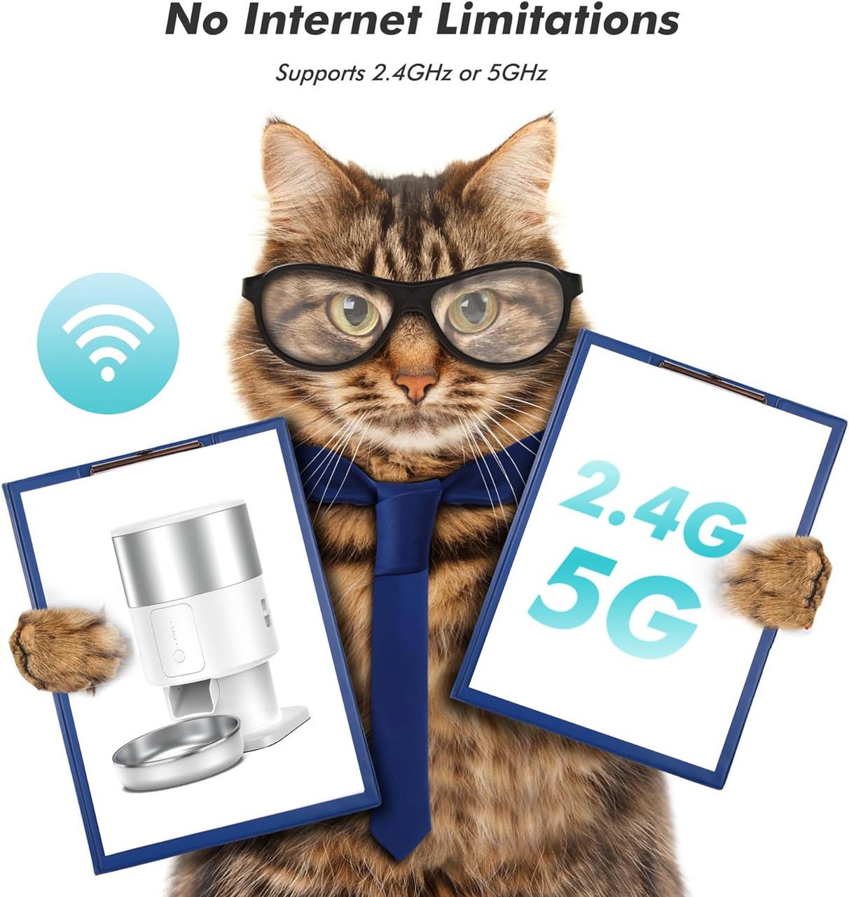 Автоматическая кормушка для кошек и собак Petrust PF07 Wi-Fi 2 л (2203500949) - фото 4