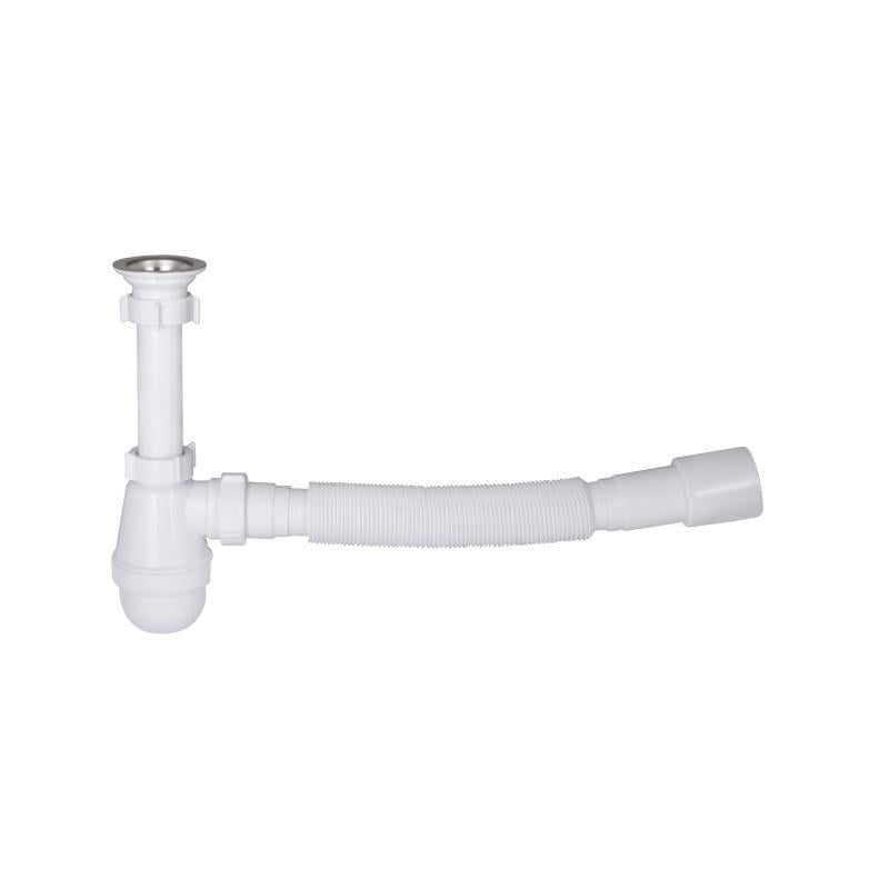 Сифон для раковини Lidz LU06 колбовий вихід 50 мм White (SD00050513)