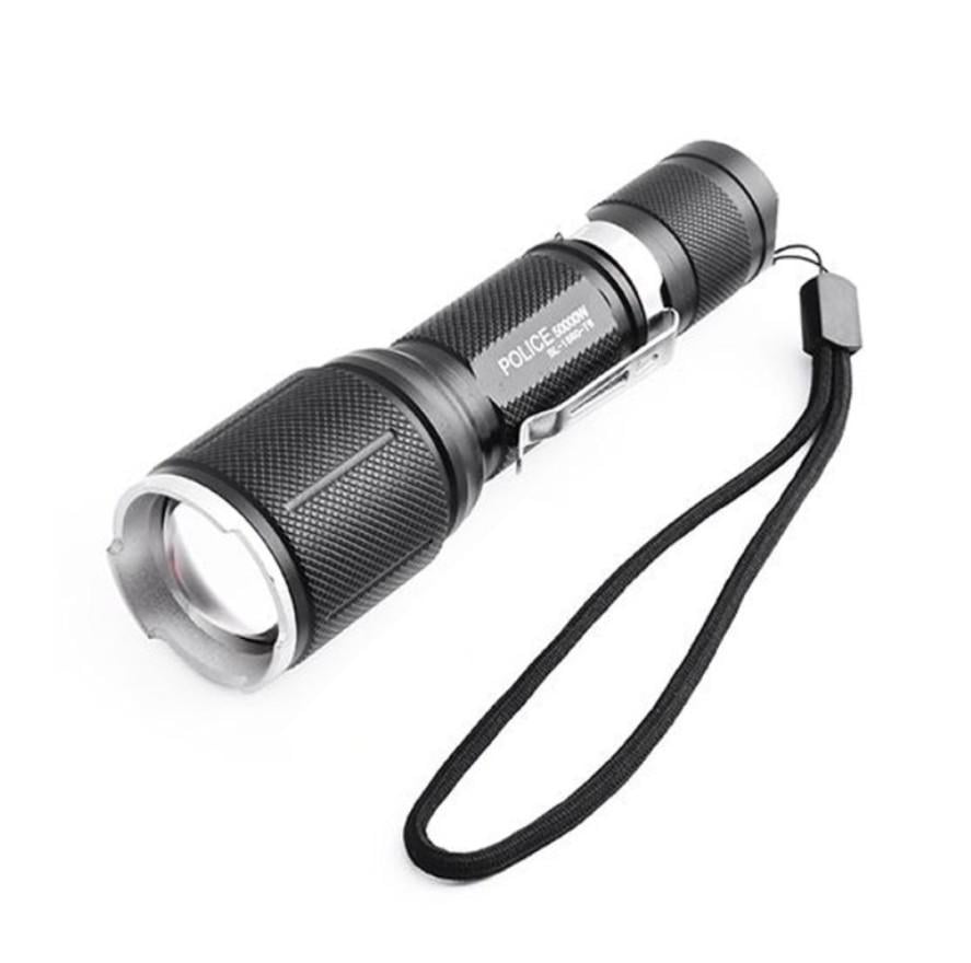 Фонарь ручной 1860-T6 1x18650 zoom (9563)