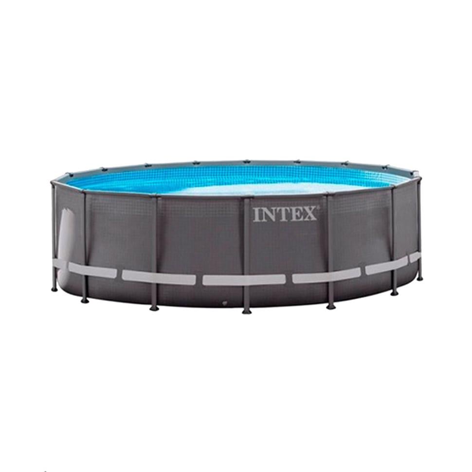 Бассейн каркасный Intex 610х122 см 30079 л Серый (BL-123-B-89)