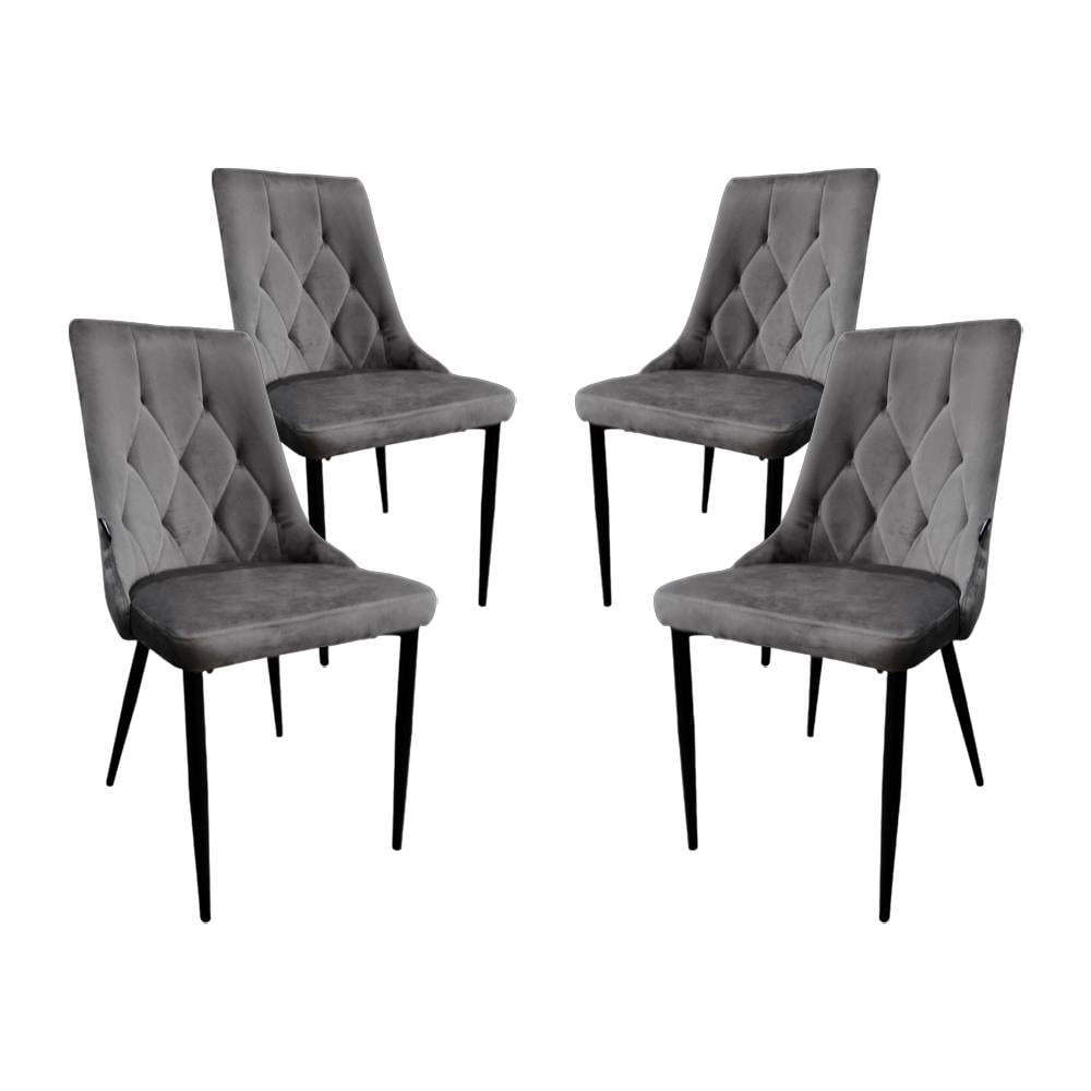 Стул-кресло Bonro B-426 для кухни/гостиной/кафе 4 шт. Серый (5459)