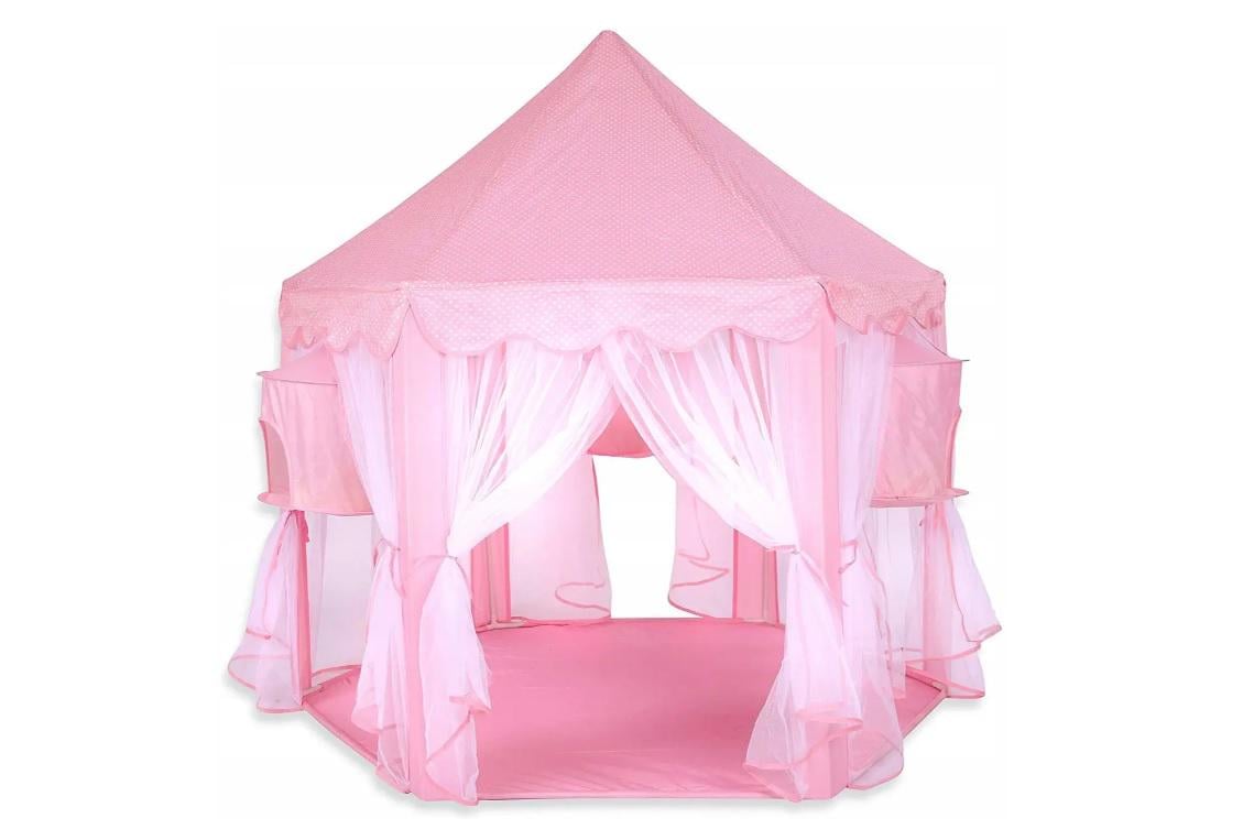 Детская игровая палатка Kruzzel Замок Дворец для девочек Розовый (23869)