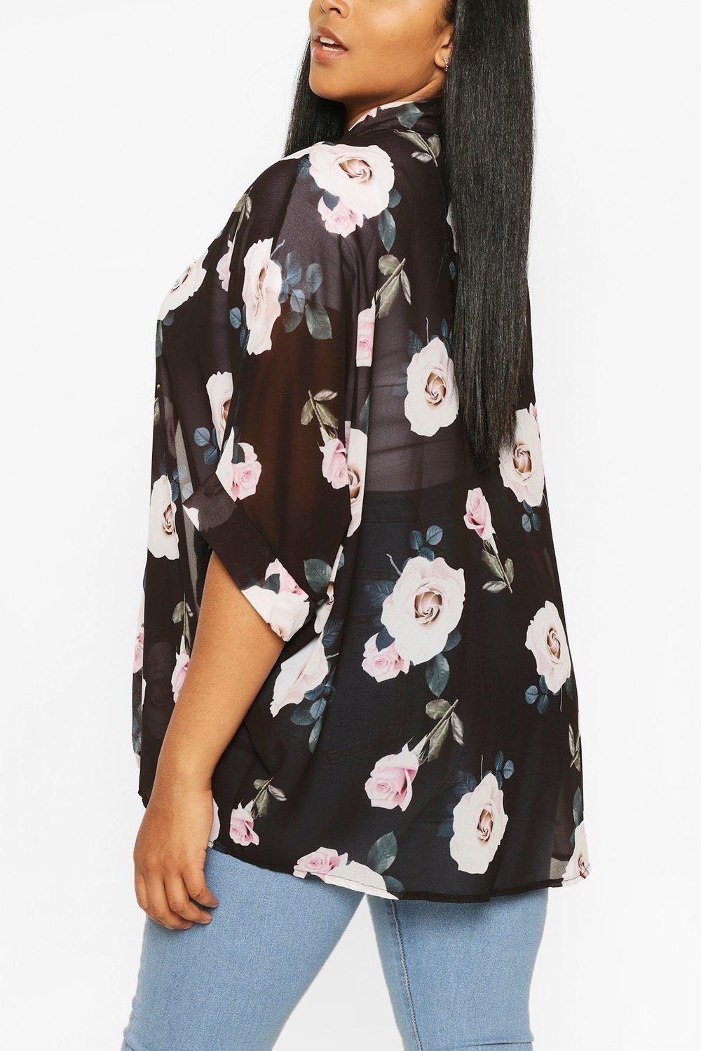 Блуза-кимоно Boohoo XL Черный (10257/46) - фото 3 Блуза-кимоно Boohoo XL Черный (10257/46) - фото 3