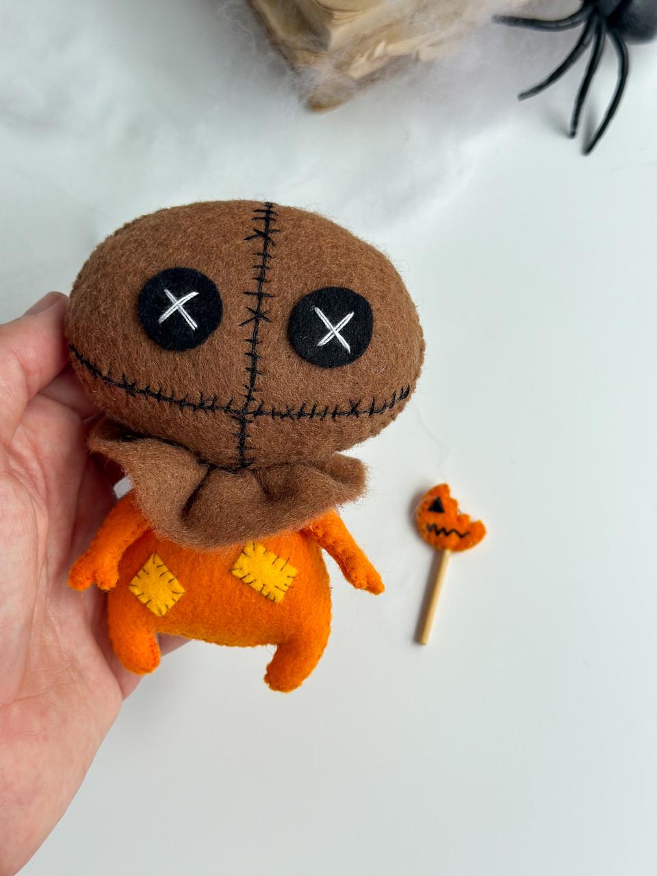 Игрушка Монстрик с тыковкой 12 см (29528473) - фото 3 Игрушка Монстрик с тыковкой 12 см (29528473) - фото 3