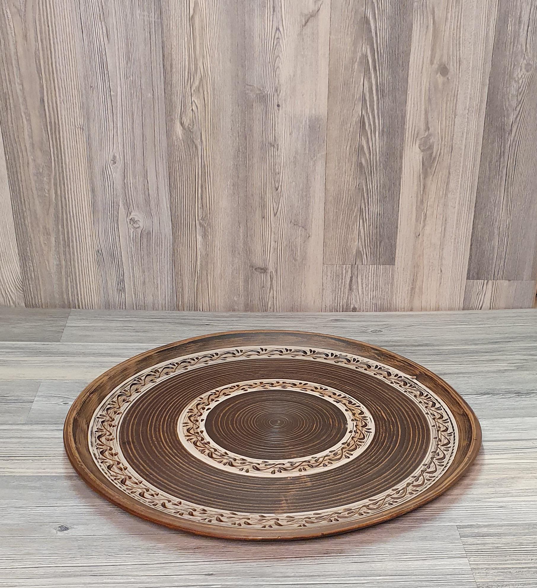 Блюдо сервировочное глиняное (5112) - фото 3